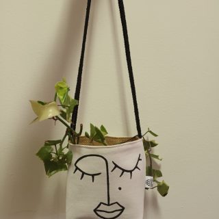 Mini hanging Season fabric pot